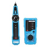 Akozonワイヤートラッカー BSIDE FWT11ハンドヘルドRJ11 RJ45電話ワイヤートラッカーイーサネットLANネットワークケーブル検出器 ネットワークケーブル照合 電話回線 連続性検査用