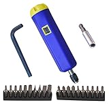 FIT TOOLS ねじ回しセット 大トルク延長ビット、ドライバービット20組、L型レンチ1本付
