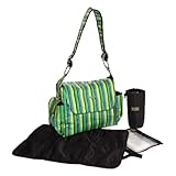 Bibi And Mimi Diaper Bag, Stripes Green by Bibi & Mimi