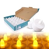 Solarphy LEDティーライトFlameless Candles withボタンバッテリー内蔵照明エレガントな暖かいCandleティーライトキャンドルデコレーション誕生日パーティーウェディング 