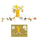 DJECO　ジェコ　Room deco　ルームデコ　The African savannah　モビール アフリカンサバンナ　DD04300