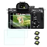 【三枚セット】K&F CONCEPT ガラスフィルム 対応ソニー A9/ A7III/ A7R II/ 7II/7S II 保護フィルム 9H強化ガラス 耐衝撃 自動吸着 高透率 飛散防止 カメラ用保護フィルム スクリーンプロテクター