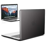 iBenzer 2024 2023 MacBook Pro 13 用 ケース モデル M2 M1 A2338 A2289 A2251 A2159 A1989 A1706 A1708 保護ケース 13インチのマックブックプロに対応 Mac Proに対応 ハードシェル カバー (2024-2016) 極薄 スリム 軽量 汚れ防止 耐擦傷 -マットブラック - JP-MT13-BK