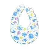 Sunny Landscape 花柄リバーシブルスタイ　サックス　90cm
