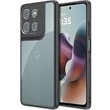FINON for moto g66j 5G 用 ケース/moto g66y 5G 用 ケース カバー スマホケース クリア クリアケース ハイブリッド ケース 指紋認証可能モデル 耐衝撃 シンプル (クリア（バックパネルカラー）)