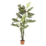 不二貿易 観葉植物 スプリット 高さ140cm グリーン 52667