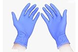 使い捨て手袋 やわらか手袋 ブルーゴム手袋使い捨て鼎ジン手袋医療用手袋 大きなサイズ 青 24x9cm（50組）