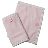 プラチナムベイビー★日本製♪よだれパッド★ストラップホルダー付き (ベビーピンク)