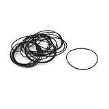 uxcell ラバーOリング　Oリング　ゴム製　ブラック　20個入　27mmx 29mm x 1mm