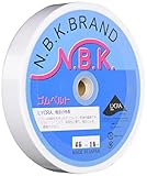 日本紐釦貿易(Nippon Chuko) オリゴム 25mm×15m巻 白 F10-ORI25-W 手芸用品 ゴム 平ゴム