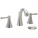 Belanger NEO79CBN Bathroom Sink Faucet with 2-Handles and Widespread, Brushed Nickel by Keeney Manuf