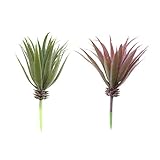 Dovewill 生き生き　人工植物　工芸品　写真小道具　人工花　人工多肉植物果実　 2つ
