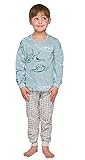 【あるこんたるこん】(TB) ルームウェア スカイブルージュラ ベビー 男の子 長袖 シャツ キッズ ジュニア パジャマ (130)