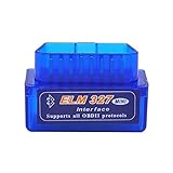 zmart ELM327 青 OBD2 Ver2.1 can Bluetooth ドングル Android スキャナー コード 自動車 検出器 コードリーダー カースキャナー 診断修復ツール リーフでは使えません。OBD2診断機 車両診断器 故障診断コードリーダー 車載スキャナー 車載診断アダプター OBDIIアダプター