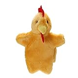 Domybestハンドパペット　ぬいぐるみ　おもちゃ　手踊り　動物　アニマル　子供　布製 知育玩具　ごっこ遊び　童話　物語　人形劇　想像力を育てる　多種類選択可能 (雄鶏（高さ30cm）)