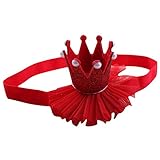 ヘアアクセサリー ベビー ヘアバンド ヘッドバンド 写真撮影 小道具 髪飾り 結婚式/お誕生日/出産祝い/お宮参り用 赤ちゃん 飾り 赤ちゃん 記念写真 クラウン カラーA