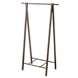 山善(YAMAZEN) ハンガーラック 木製 折りたたみ SP-3398R(FBR) フレッシュブラウン