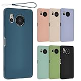 AQUOS sense8 シリコン ケース カバー スマホケース AQUOSsense8 おしゃれ ソフトケース 薄型 保護 耐衝撃 SH-54D SH54D SHG11 アクオス センス8 docomo au 楽天モバイル ネイビー A996AS8NB