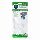 Baby Buddy Baby's 1st Toothbrush 2ct (Clear)