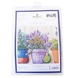 ディーエムシー(DMC) クロスステッチキット ラベンダーポット 図案 説明書付き JPXC0265