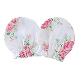 (チャックル) chuckle *スウィートガール*お花柄ローズガーゼミトン【ガーゼ】 ホワイト サイズなし P9495-00-10