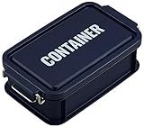 オーエスケー 弁当箱 ネイビー 容量:約750ml ランチチャイム コンテナ ランチボックス L CNT-750