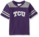 NCAA TCU Horned Frogs幼児用男の子サッカーシャツ、パープル、3