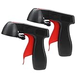 2個缶ハンドル、スプレー缶トリガーハンドル、缶スプレーペイントホルダー、スプレーガンツールアクセサリーセットキットデコレーション塗装DIY用