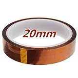 Hommy 耐高温テープ 20mm 33m 100ftカプトンテープ耐高温　ポリイミド