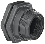 Hayward PVC Bulkhead Fitting, EPDM Gasket, 2 Threaded by Hayward