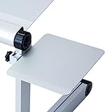 Furinno MP01-SV Mousepad Attachable to Aluminum Folding Laptop Notebook Tray Stand, Silver (Lapdesk 