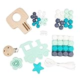 Mamimami Home おしゃぶり 歯固め DIY シリコーン列車 木製鍵 看護ネックレス ブレスレット ペンダント　ママパパ　安心の素材 赤ちゃんの噛がため　出産祝い ベビーギフト クリスマス 