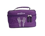 Obersee Kids Toiletry and Accessory Train Case Bag, Purple Angel Wings by Obersee [並行輸入品]