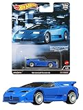 ホットウィール(Hot Wheels) カーカルチャー エキゾチック・エンヴィー '94 ブガッティ EB110 【3才~】 HCJ89 ブルー 1/64