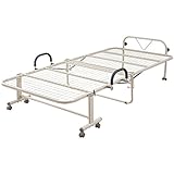 山善(YAMAZEN) ベッド シングル メッシュ ハイタイプ 折りたたみ アイボリー 幅105×奥行208×高さ55.5cm HM-1S(IV)