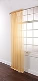 High QualityLucky Stripe Voile Panel, 60-Inch by 84-Inch, Gold