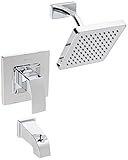 Pfister G89-8DFC G89-8DFC Kenzo Single Handle Tub and Shower Combo Trim, Chrome [並行輸入品]