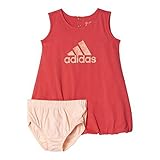 アディダス(adidas) ベビー ワンピース （ショーツ付） MLS07 BP5316 コアピンク/Hコーラル 75