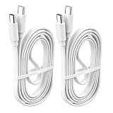 USB Type-C ケーブル 1m 2本セット LpoieJun 60W PD対応 3A 急速充電 【平型・高耐久TPE/断線防止】 USB2.0 データ転送 スマートフォン タブレット ノートPC 周辺機器 互換