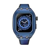 [ハンブルリッチ] ユニセックス Sport スポーツ ケース 9/8/7対応 for Apple Watch 41mm ブルー ステンレススチール(ブルーIP) WBB0289-014 [並行輸入品]