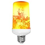 Eyexiaotong フレームランプ 2018 New 炎電球 火炎効果電球 完璧な装飾雰囲気 垂直でも反転でも設置できる更新版！中のLEDビーズが見えないもっと自然な火が揺れる効果が出る！クリスマ