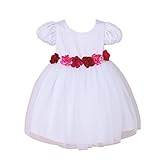 Pettigirl女の子ドレス キッズドレスパーティー ガールズワンピース 子供ホワイトドレス結婚式 4歳 [並行輸入品]