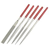 トライアングルスクエアオーバルダイヤモンド針がセット5個のファイルのx 5ミリメートル180ミリメートル