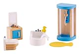 - Family Bathroom Wooden Doll House Furniture Set