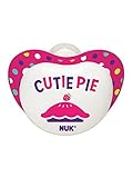 NUK Small Talk Big Button Pacifier in Assorted Colors and Patterns, 6-18 Months by NUK [並行輸入品]
