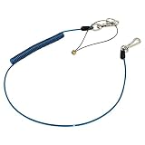 SK11(エスケー11) セフティコード ロングサイズ 自然長約750mm 使用荷重1kg 接続コード付き SSC-1L ブルー