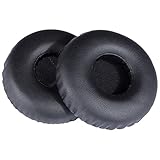 ソロワイヤレスヘッドフォンイヤーパッド交換用イヤークッション Beats by Dr. Dre Solo1.0ワイヤレス/Solo HDワイヤレスヘッドフォンに対応 (ブラック)