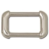 1 Nickel Plated Rounded Arch Bag Strap Ring by Tandy Leather