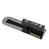 金長 先丸鏝本焼 0.3mm厚 黒塗角柄 300mm