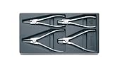 Stahlwille 6702 Chrome Plated Plier Set, 4 Pieces by Stahlwille